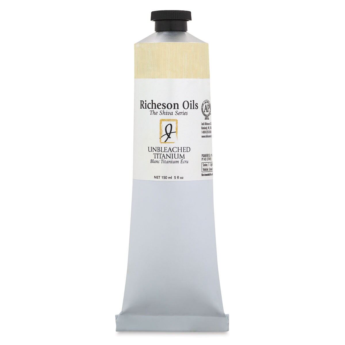 Shiva Signature Artist Oil Color - Unbleached Titanium, 5 oz Tube