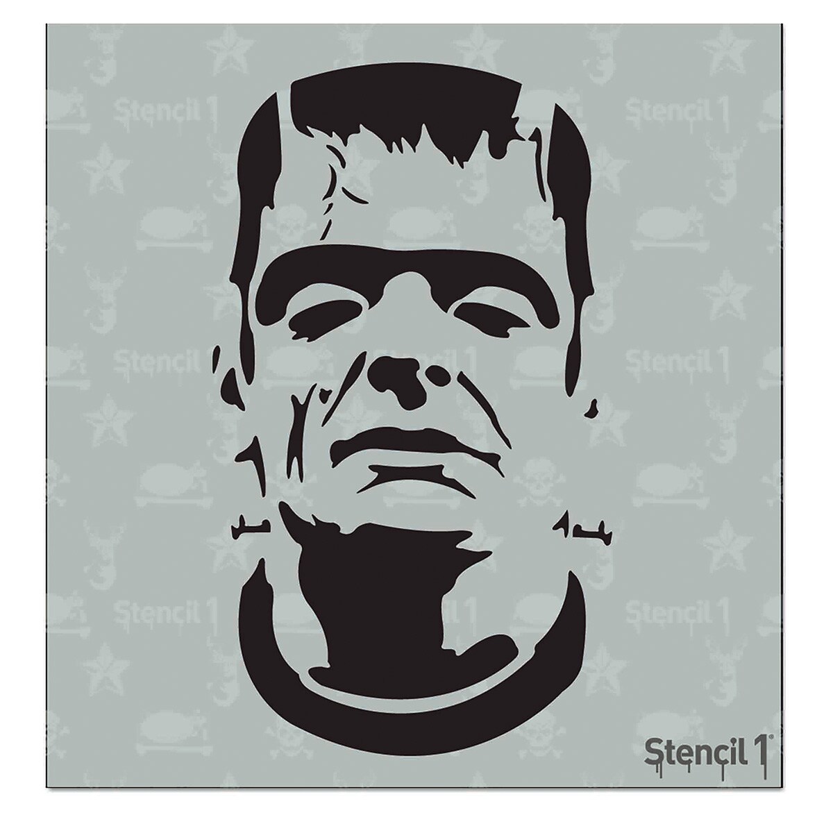 Stencil1 Stencil - Frankenstein, 5-3/4&#x22; x 6&#x22;