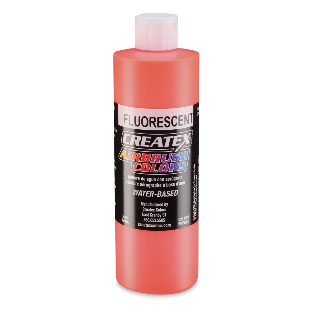 Createx Airbrush Color - 16 oz, Fluorescent Orange