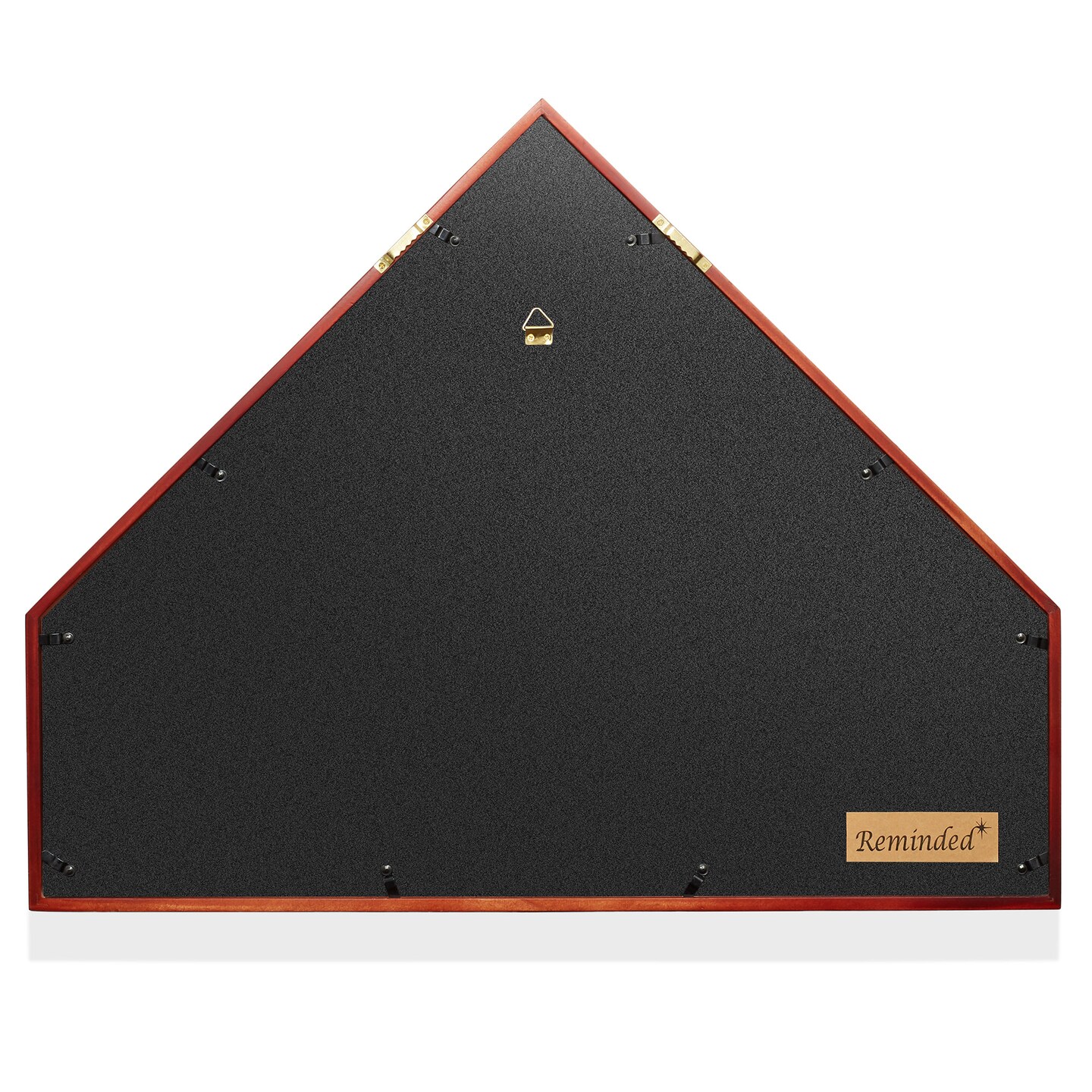 Reminded Military Medal & Burial Flag Shadow Box Display Case with Glass Insert