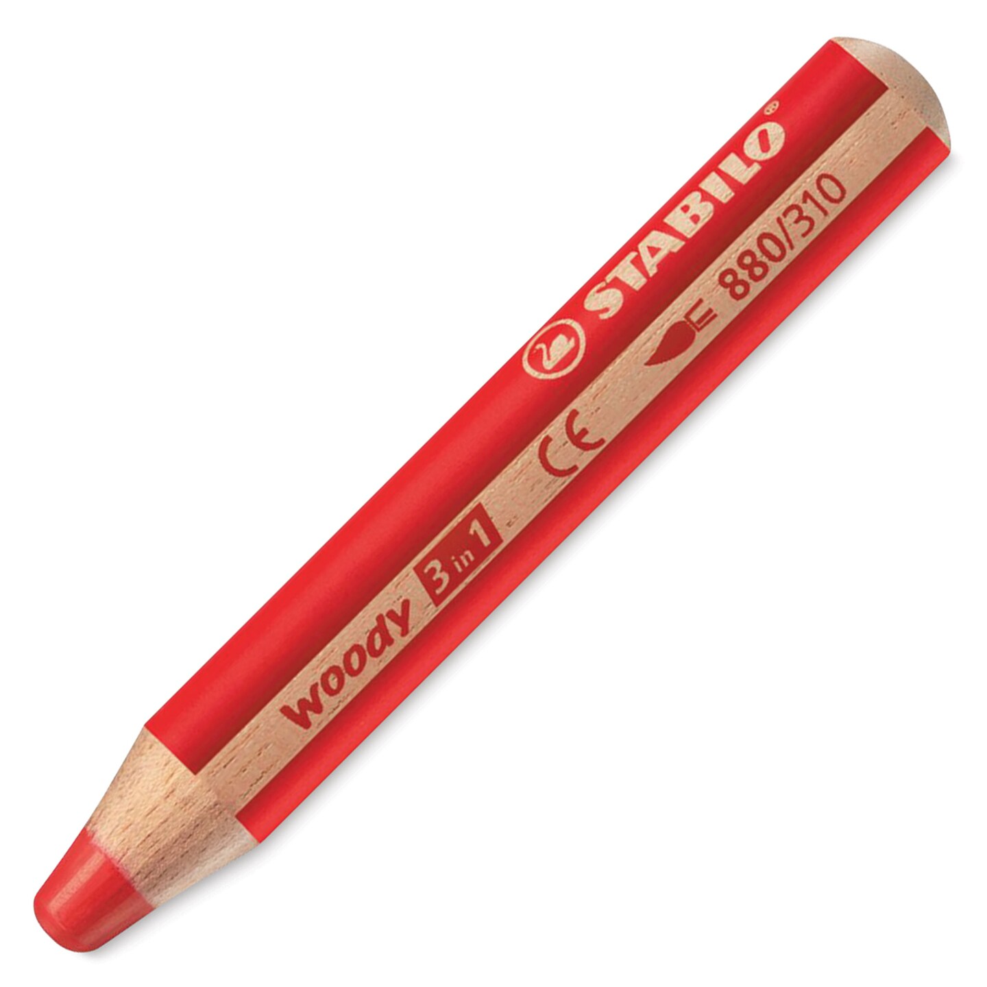 Stabilo Woody 3 in 1 Pencil - Red