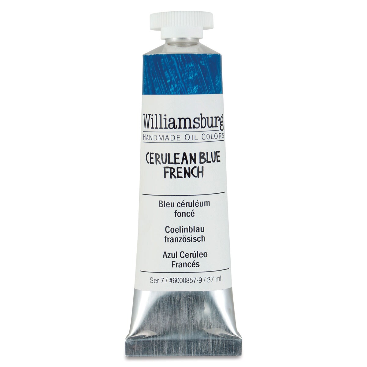 Williamsburg Handmade Oil Paint - Cerulean Blue French, 37 ml tube