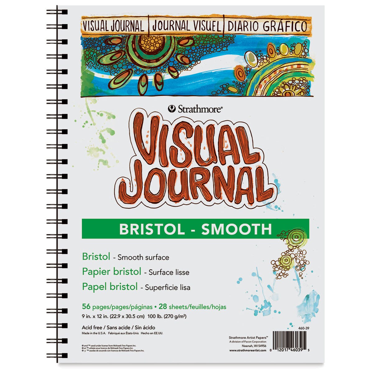 Strathmore Bristol Visual Journal - Smooth, 12&#x22; x 9&#x22;