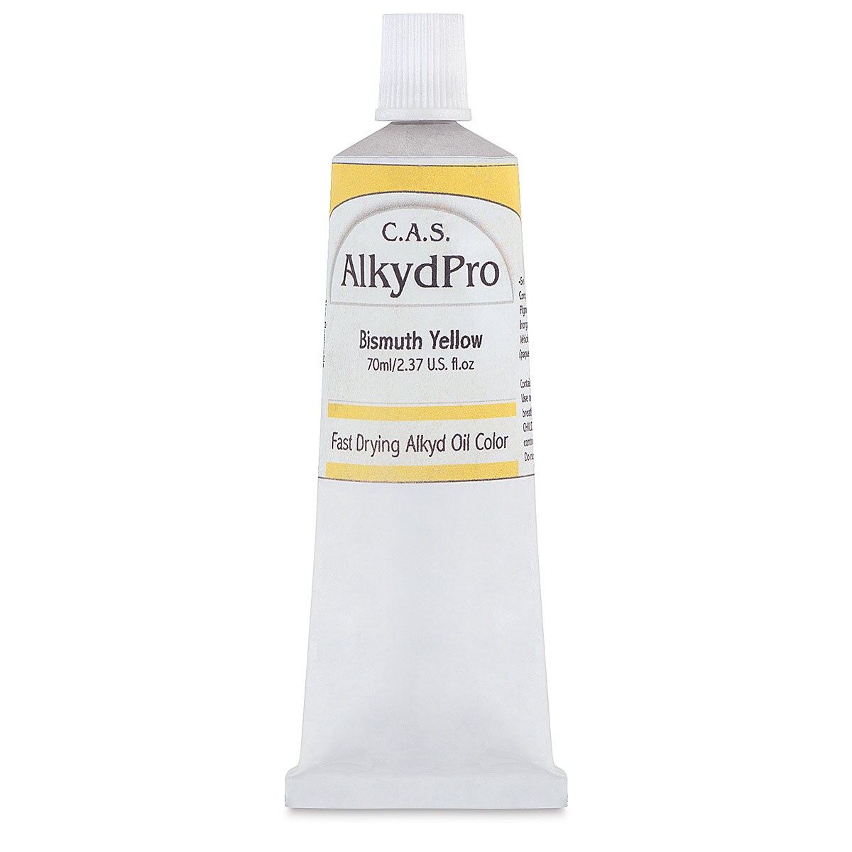 CAS AlkydPro Fast-Drying Alkyd Oil Color - Bismuth Yellow, 70 ml tube