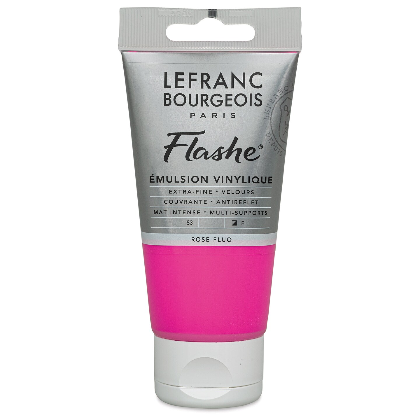 Lefranc &#x26; Bourgeois Flashe Vinyl Paint - Fluorescent Pink, 80 ml tube