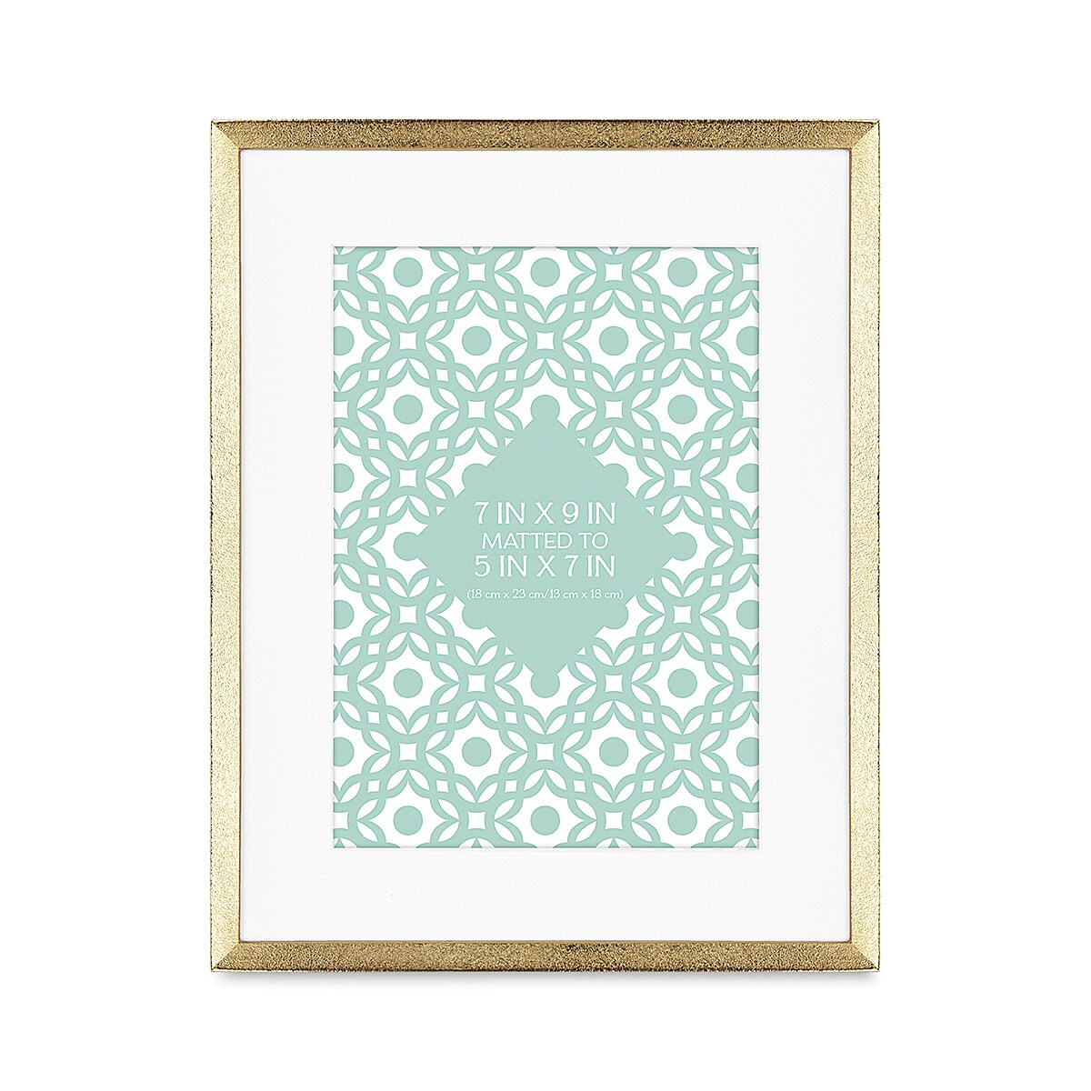 MCS Lustered Metal Tabletop Frames Brass, 7" x 9" Michaels