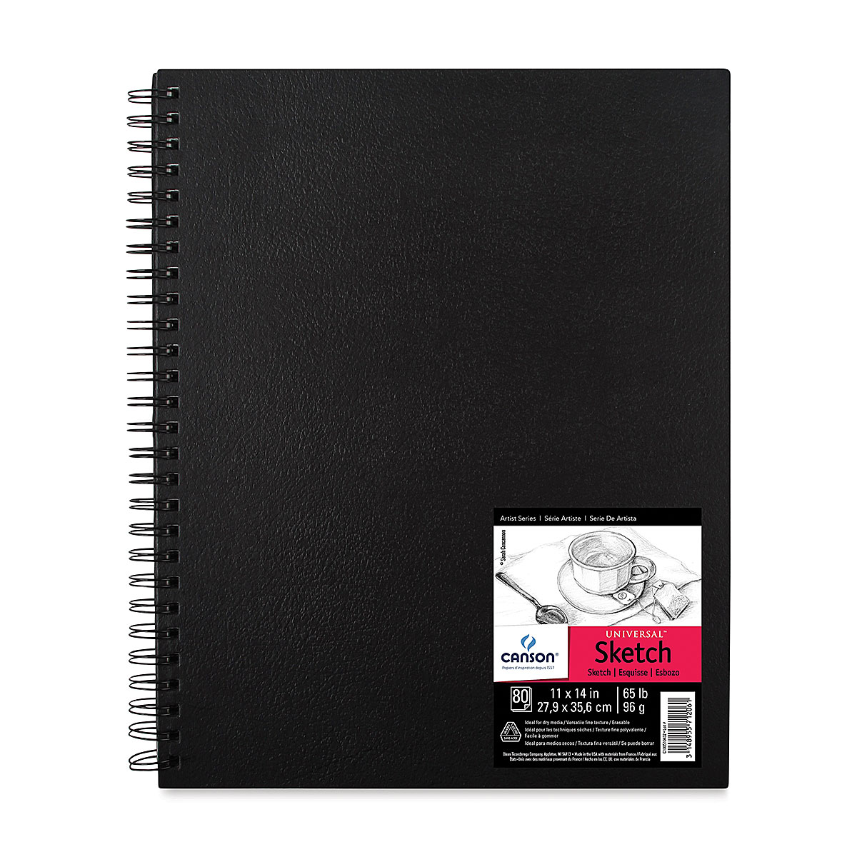 Canson Universal Hardcover Sketchbook 11" x 14", 80 Sheets Michaels
