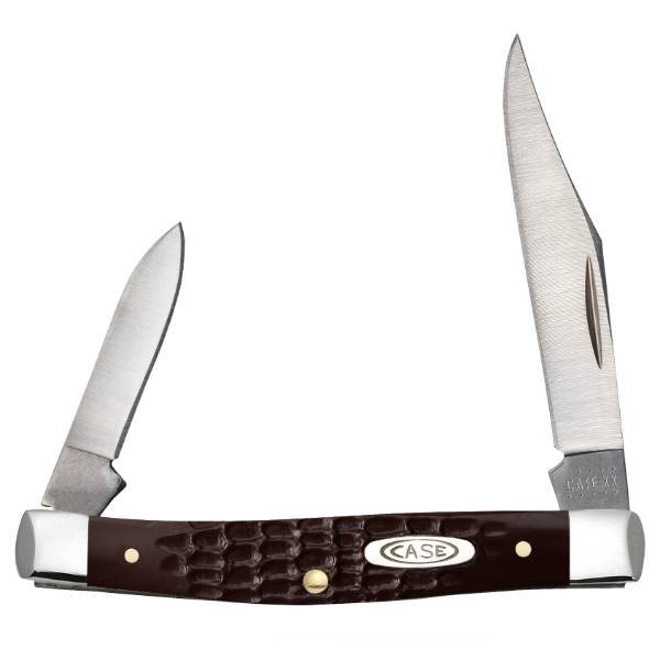 Case 00083 Folding Pen Pocket Utility Working Knife Brown Synthetic