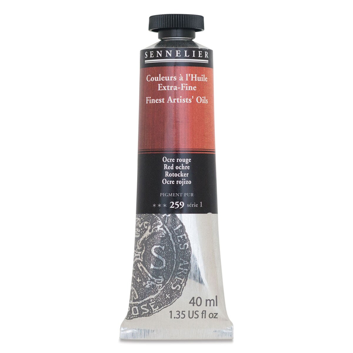 Sennelier Artists' Extra Fine Oil Paint - Red Ochre, 40 ml tube