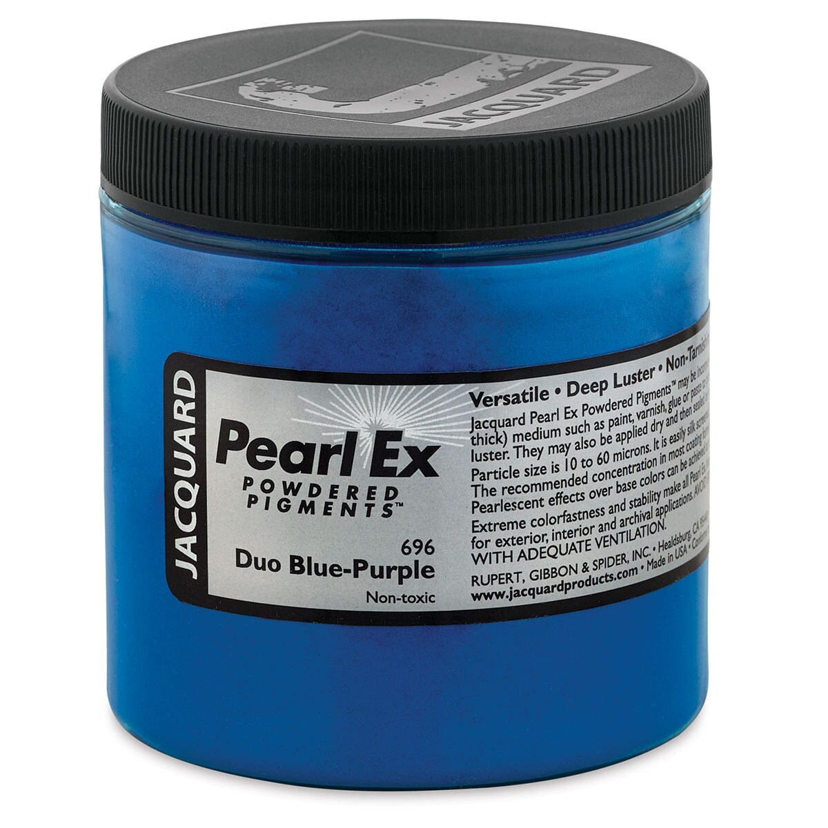 Jacquard Pearl-Ex Pigment - Duo Blue-Purple, 4 oz, Jar