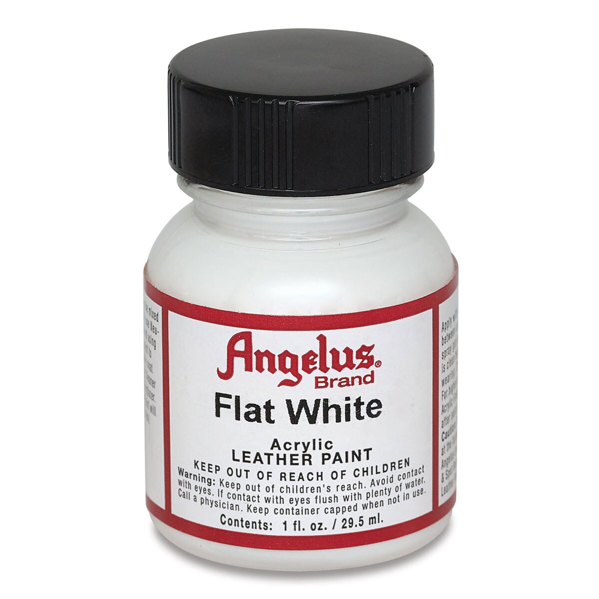 Angelus Acrylic Leather Paint, White, 1 oz. 