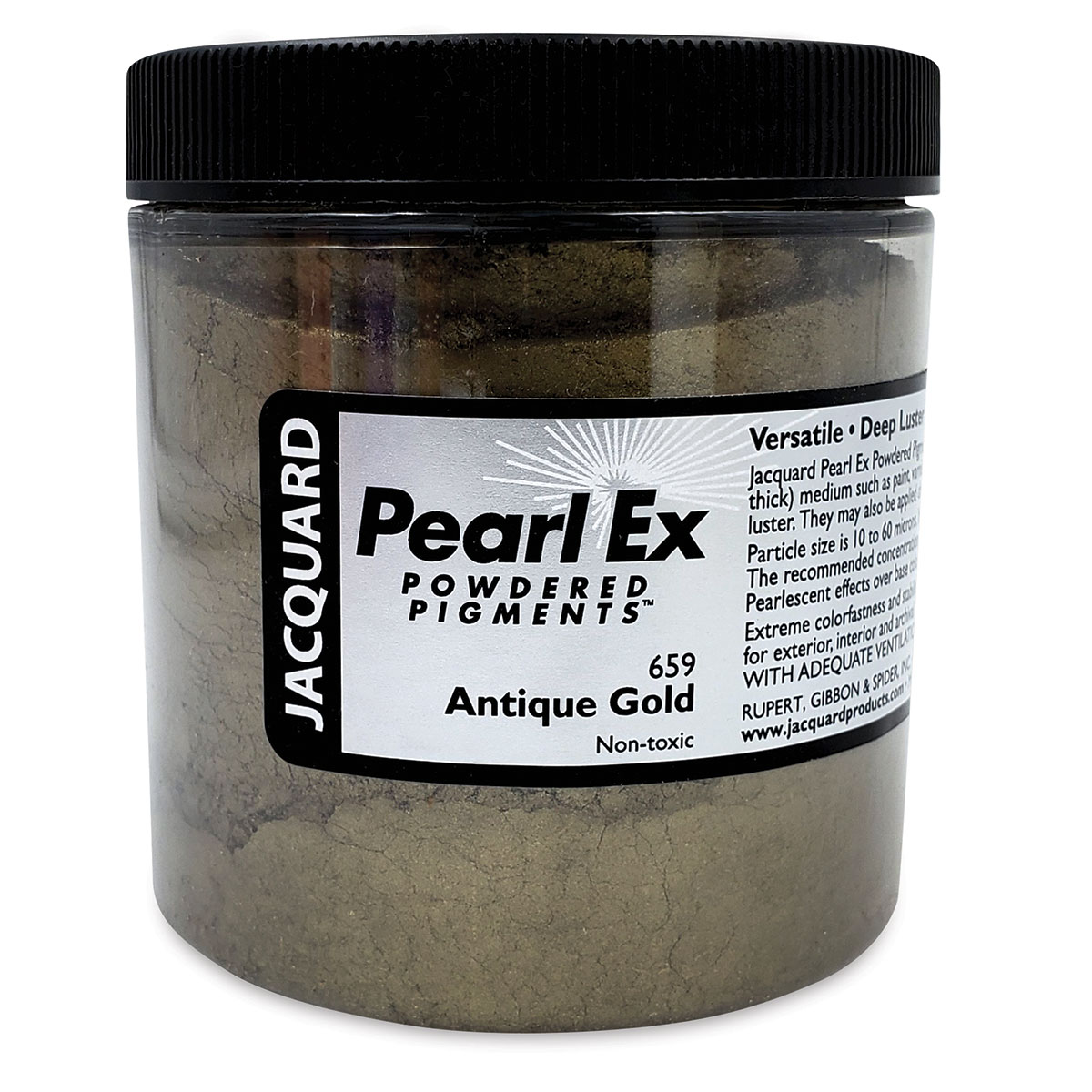 Jacquard Pearl-Ex Pigment - 4 oz, Antique Gold, Jar