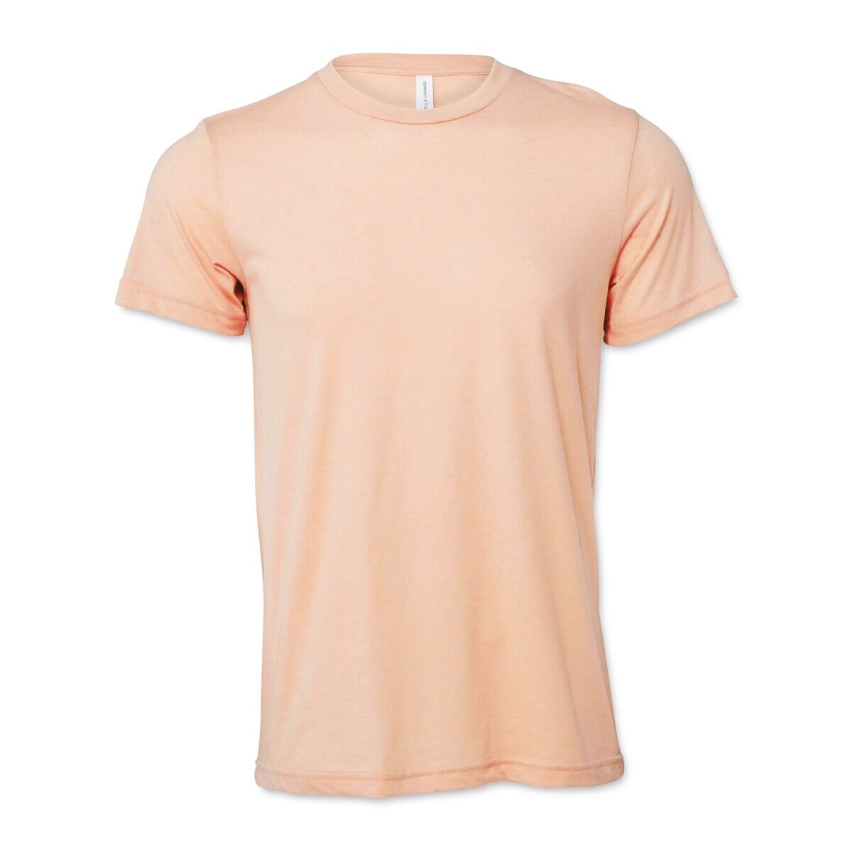 Bella Canvas Unisex T-shirt - Peach Heather, Large