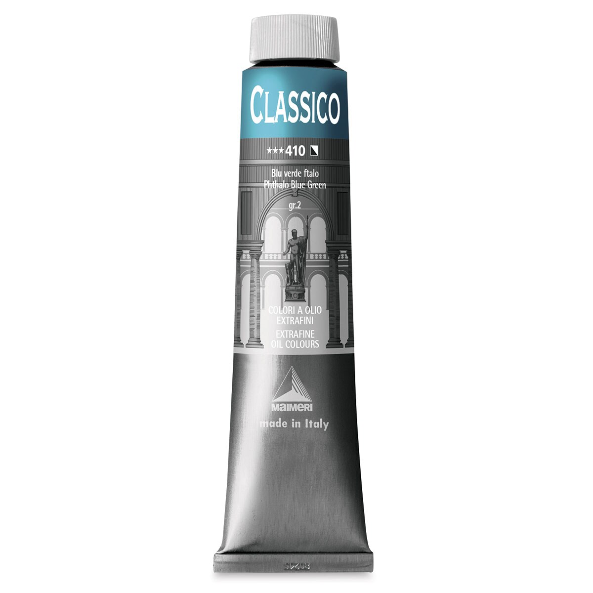 Maimeri 321 Verde Ftalo - Colore A Olio In Tubo Da 20 Ml, Classico, Consistenza Burrosa