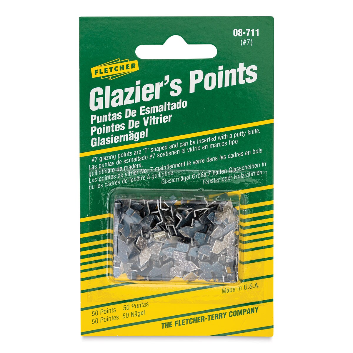 Fletcher Glazier&#x27;s Push Points, Pkg of 50