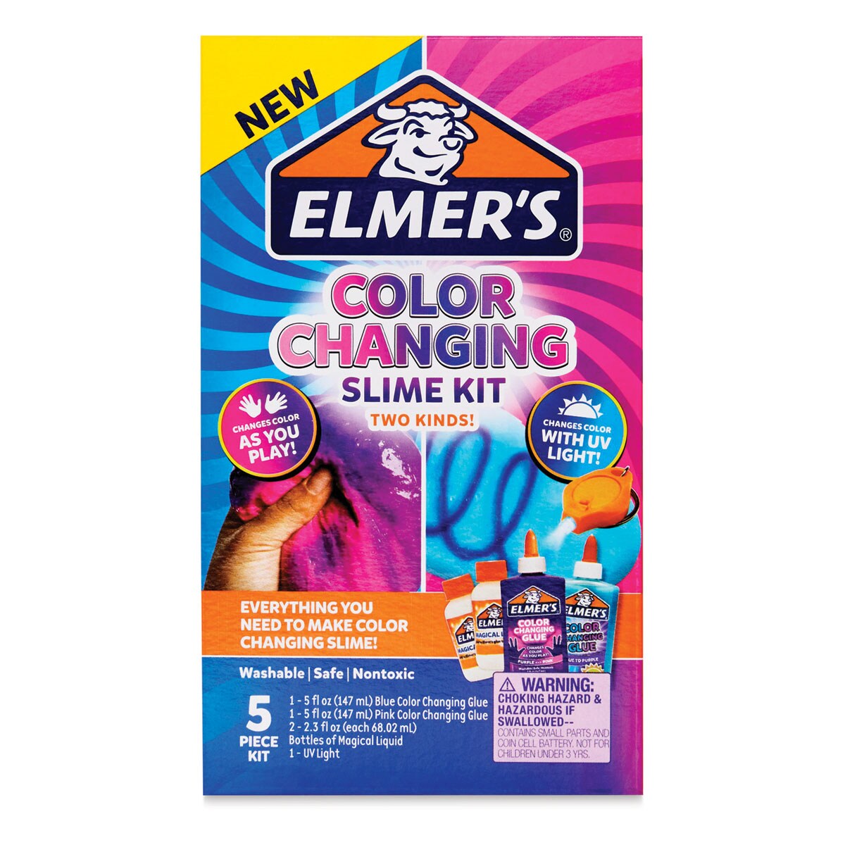 Elmers Colour Change Slime Kit 4 Pièces