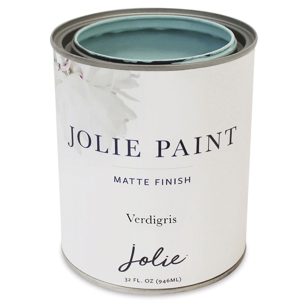 Jolie Matte Finish Paint - Verdigris, Quart, Color: Blue, Count: 1 ...