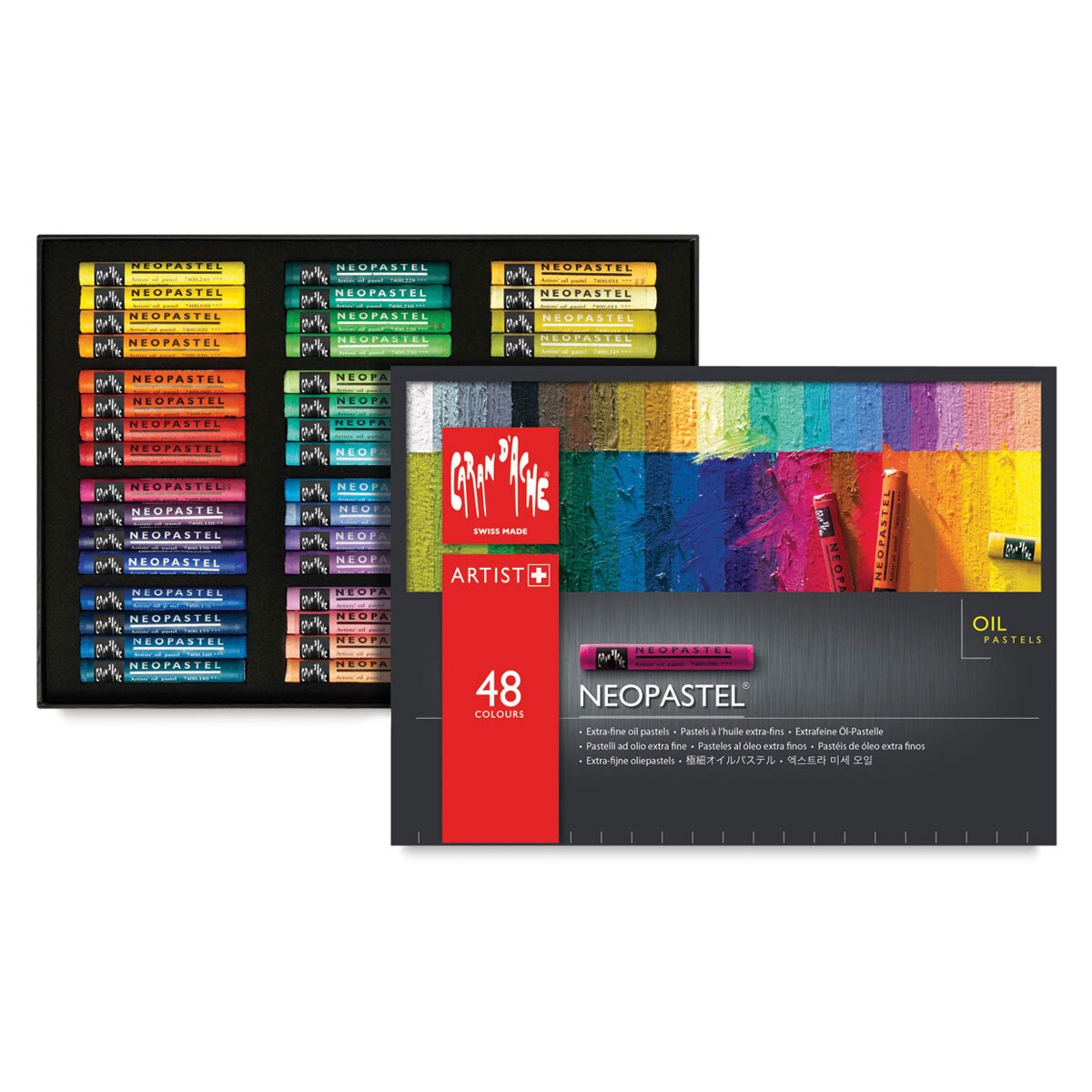 Caran d&#x27;Ache Neopastel Set - Assorted Colors, Set of 48