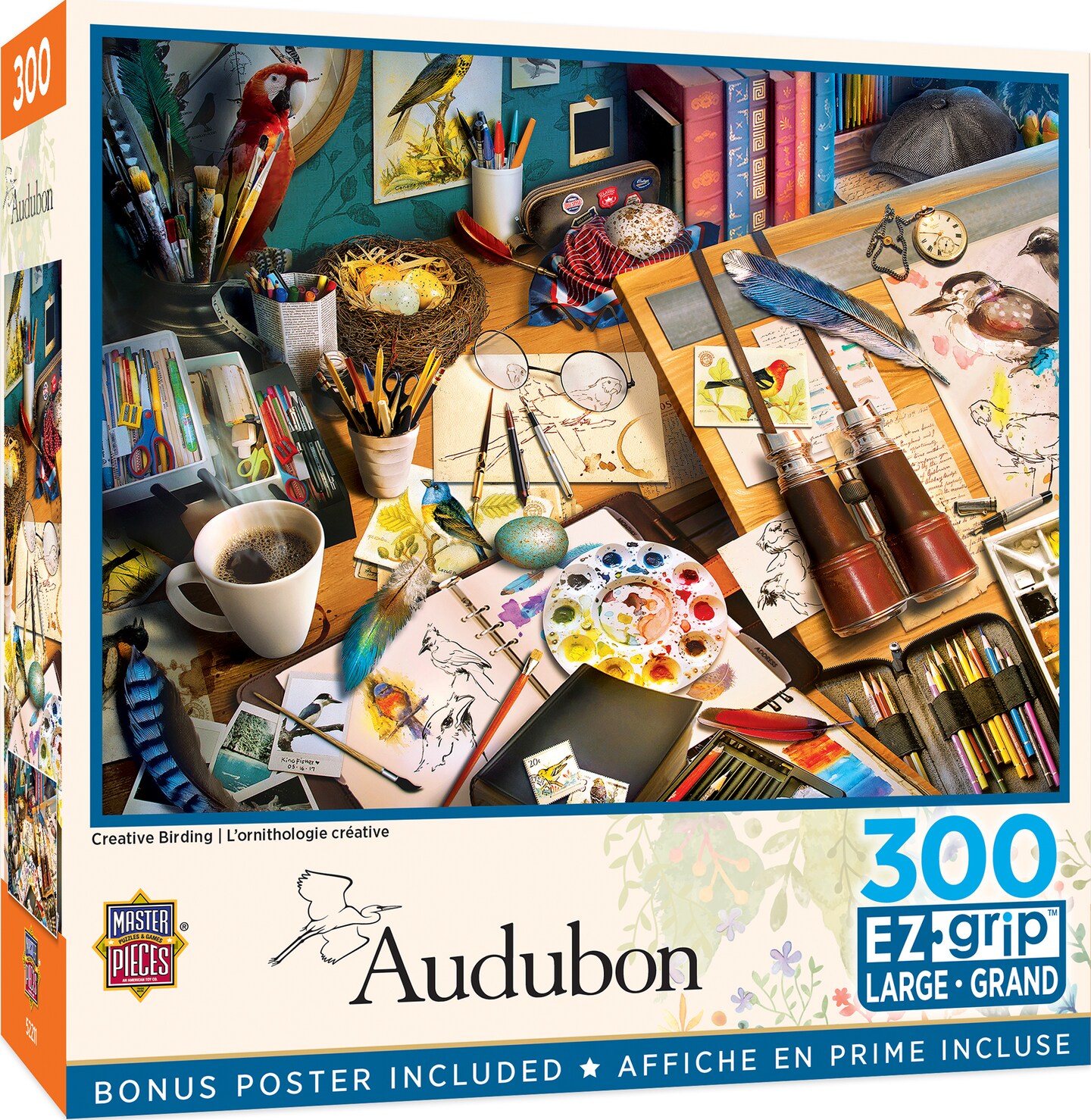 MasterPieces 300 Piece EZ Grip Jigsaw Puzzle - Creative Birding