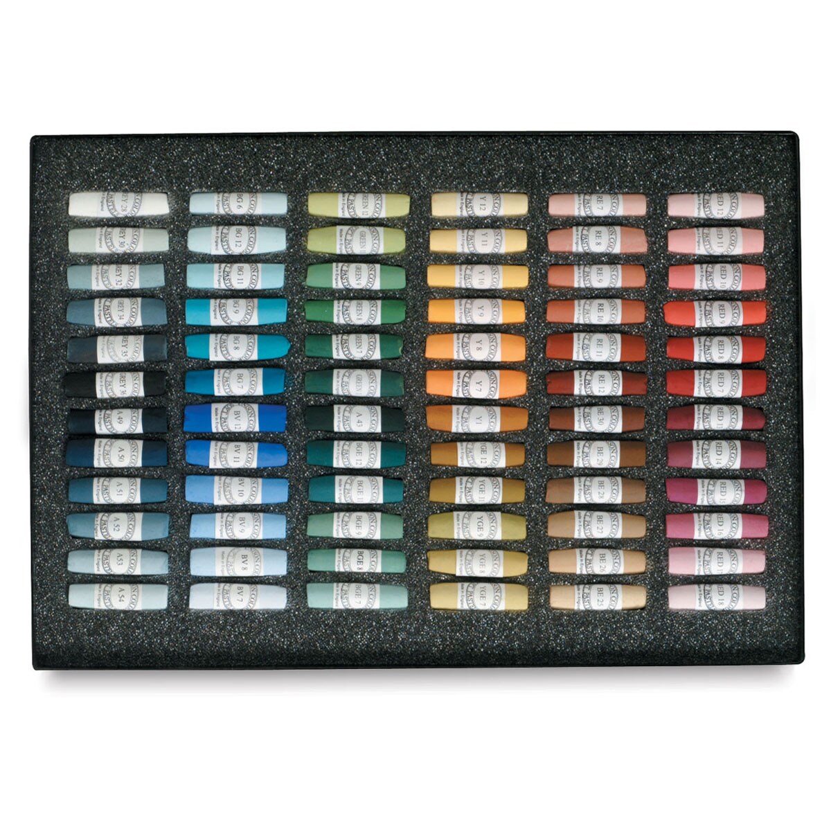 Unison Handmade Pastel Set - Starter Colors, Set of 72, Full Stick