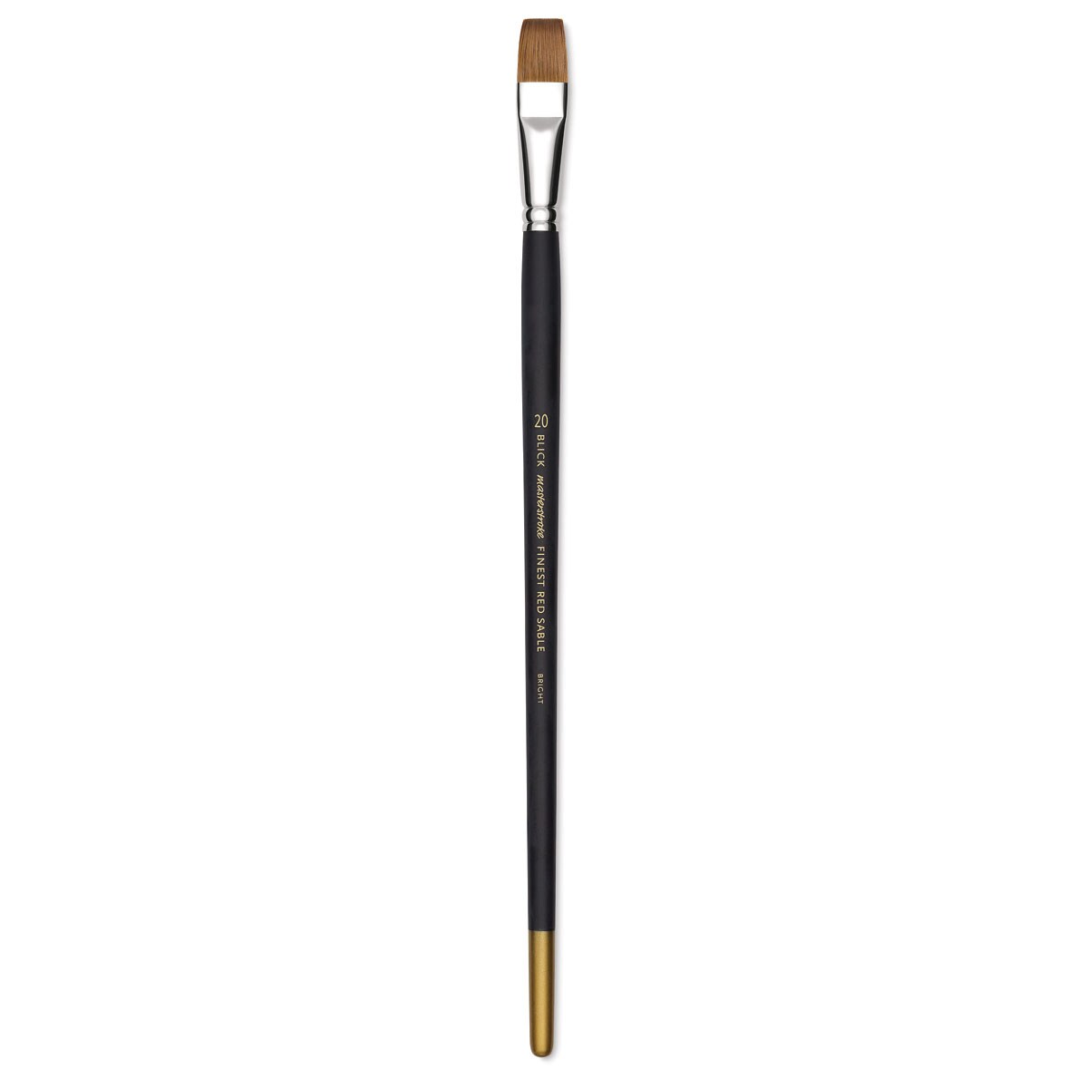 Blick Masterstroke Finest Red Sable Brush - Bright, Size 20, Long Handle