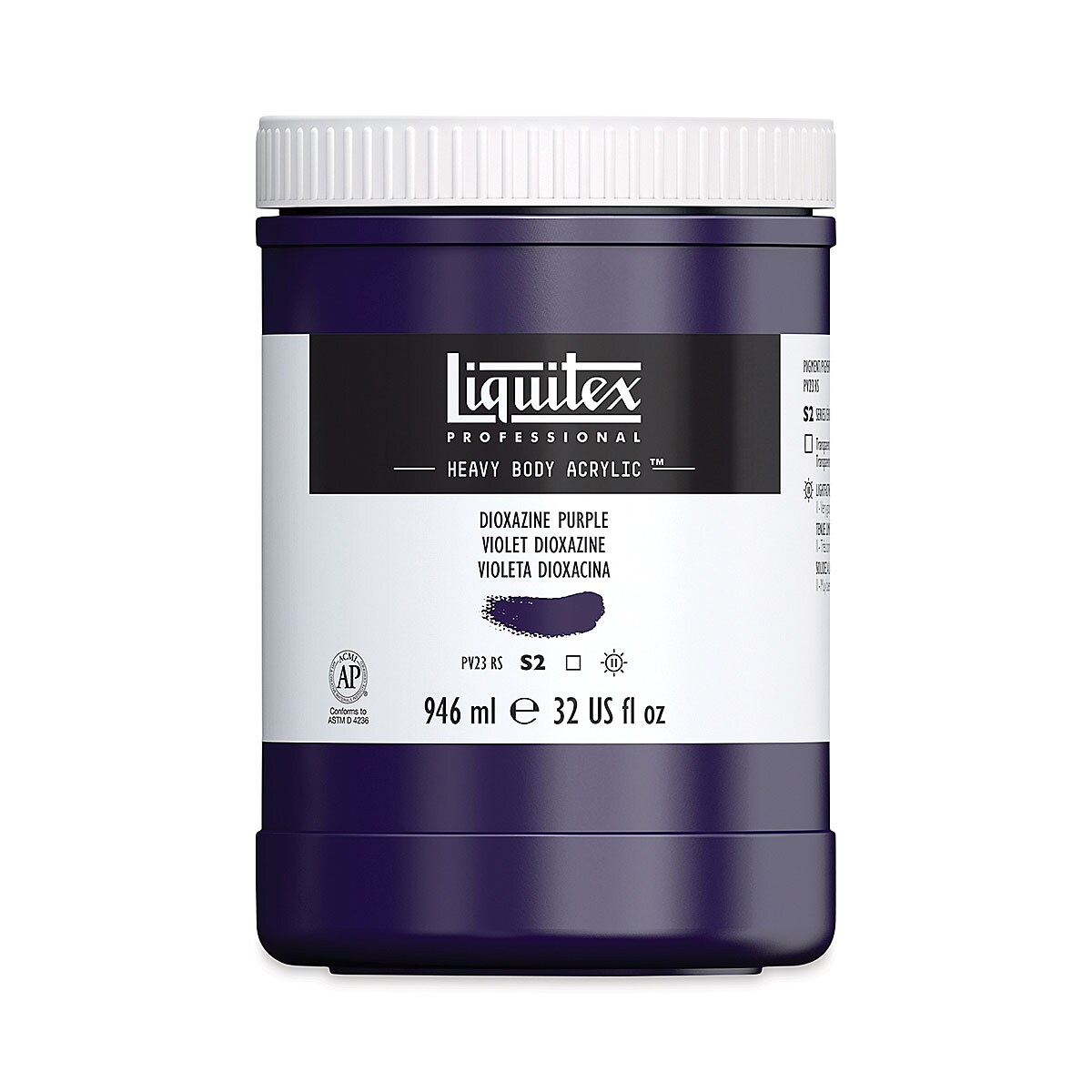 Liquitex Heavy Body Artist Acrylics Dioxazine Purple, 32 oz Jar Michaels