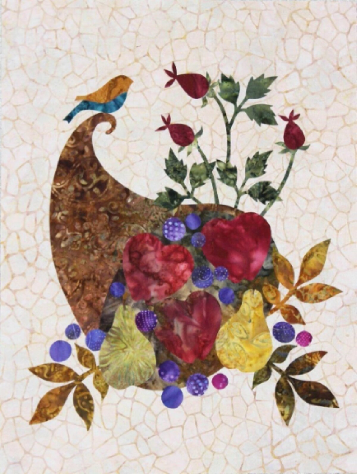 Seasonal Silhouettes Block 11 Laser Cut Fusible Applique Kit With