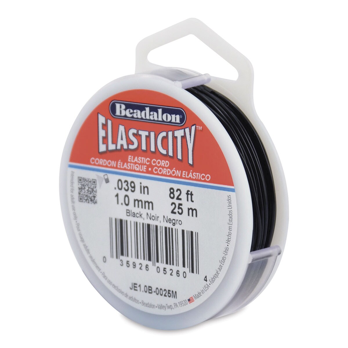 Beadalon Stretch Cord, Rubber, Black, 1 mm/100 m : Buy Online at Best Price in KSA - Souq is now Beadalon Stretch Cord, Rubber, Black, 1 mm/100 m : Buy Online at Best Price in KSA - Souq is now