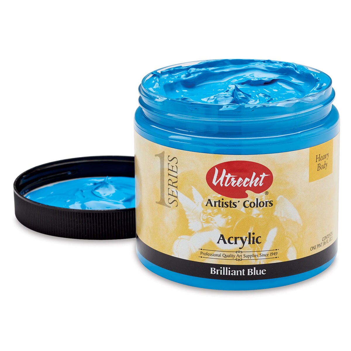 Utrecht Artists' Acrylic Paint Brilliant Blue, Pint Michaels