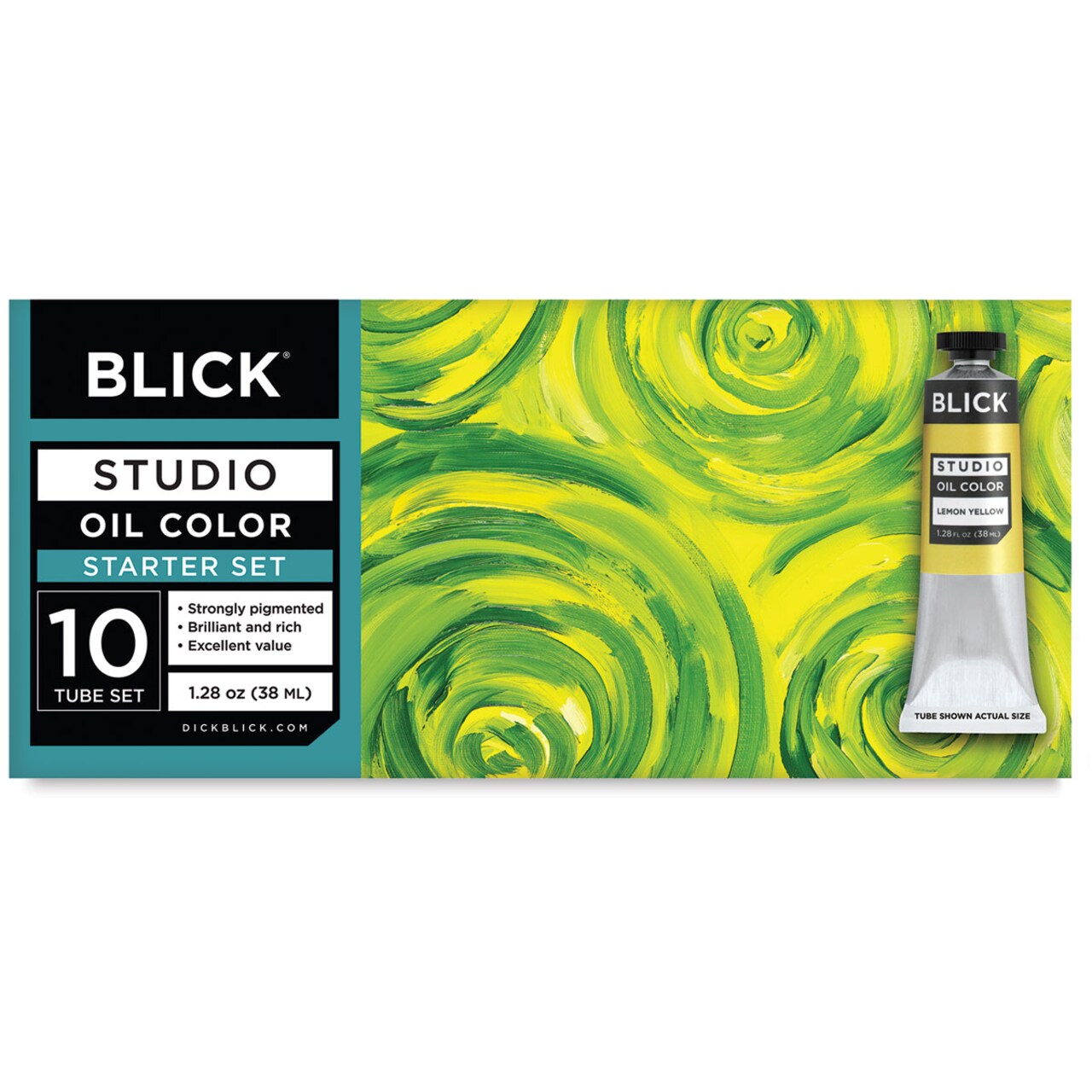 Blick Studio Oil Colors - Starter Set, Set of 10 colors, 40 ml tubes ...