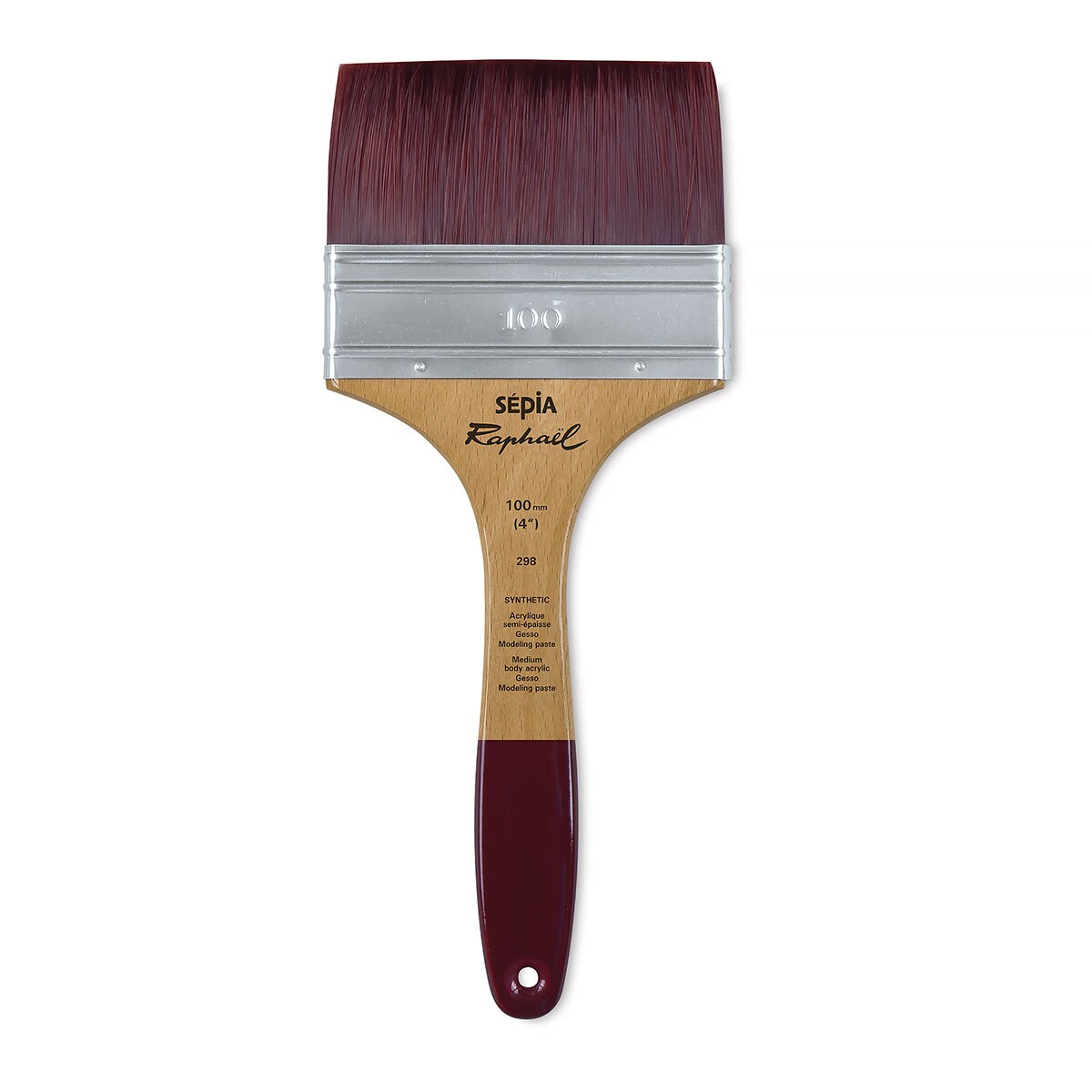 Raphael Sepia Flat Brush Mixed Media Flat, Size 100 Michaels