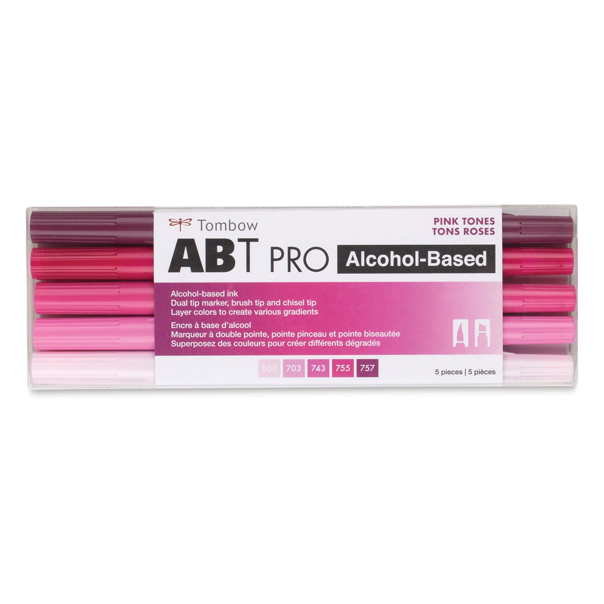 Tombow ABT PRO Alcohol Markers Pink Tones, Set of 5 Michaels