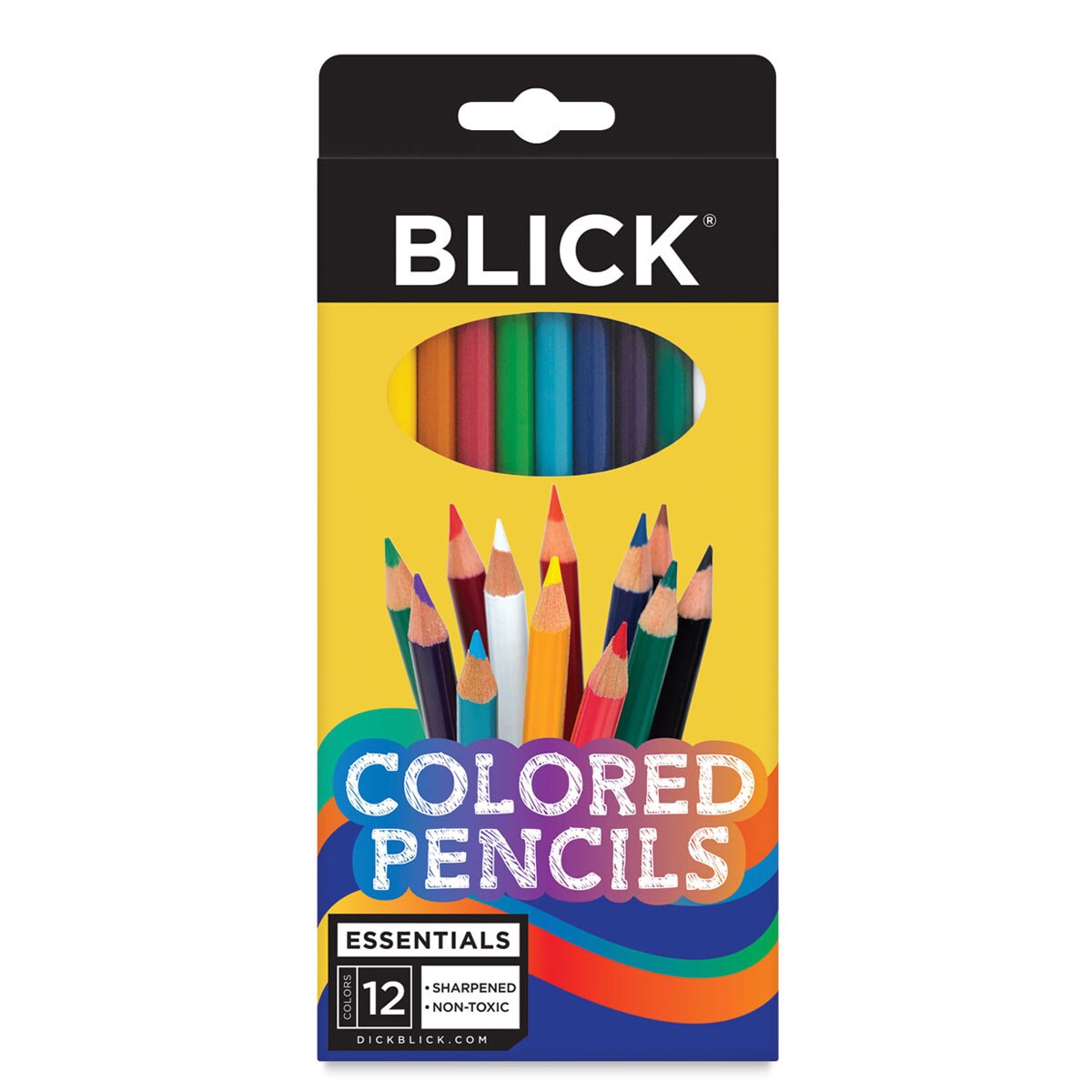 Blick Essentials Colored Pencil Set of 12 - Assorted Colors
