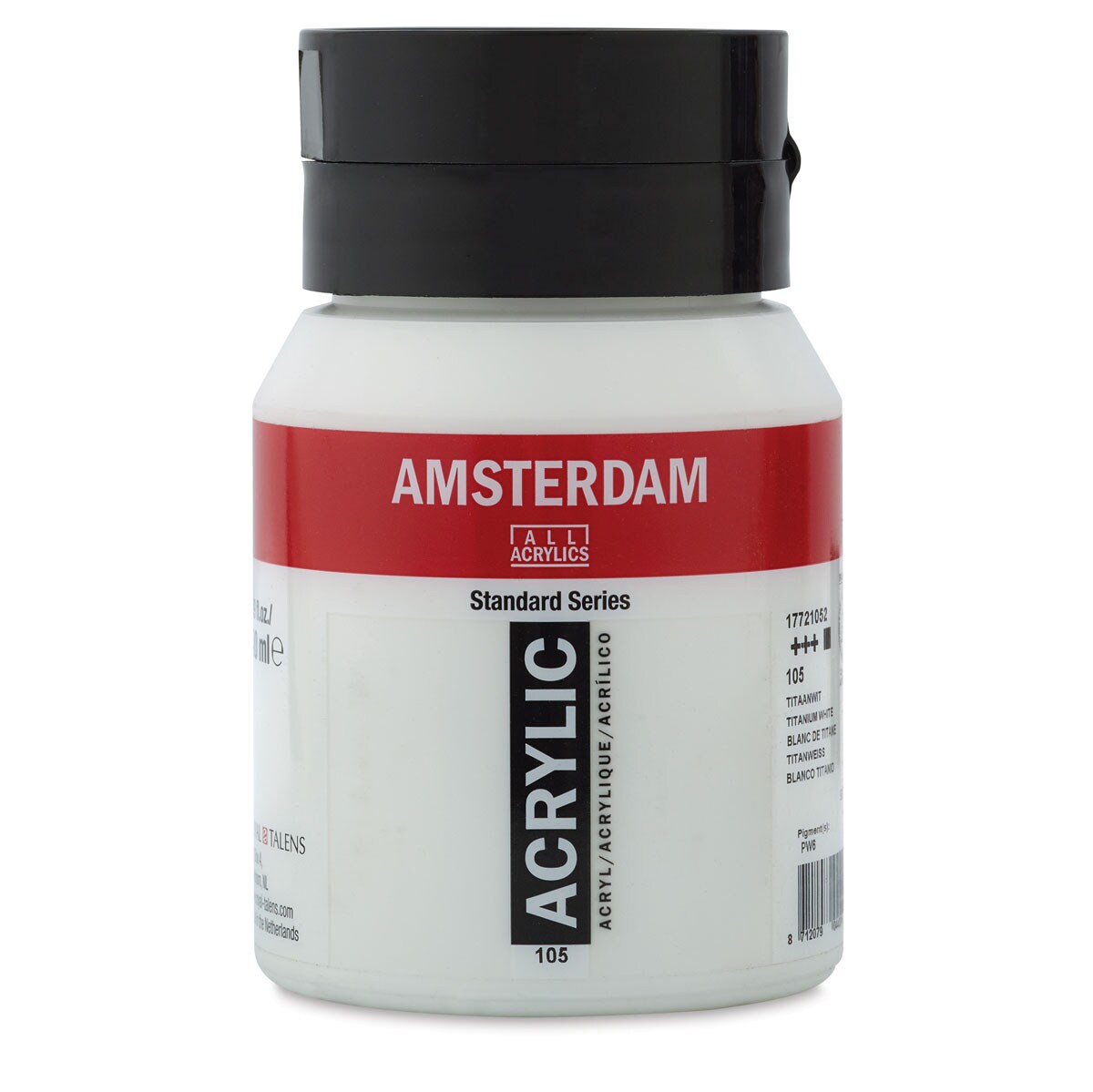 Amsterdam Standard Series Acrylic - Titanium White, 500 ml, Bottle