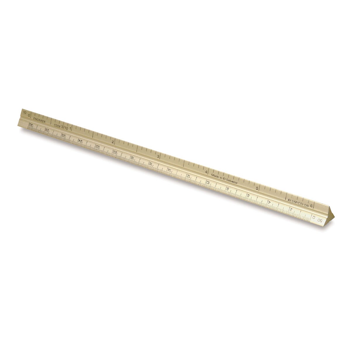 Alumicolor Pocket Scale - 6&#x22;, Gold, Engineering
