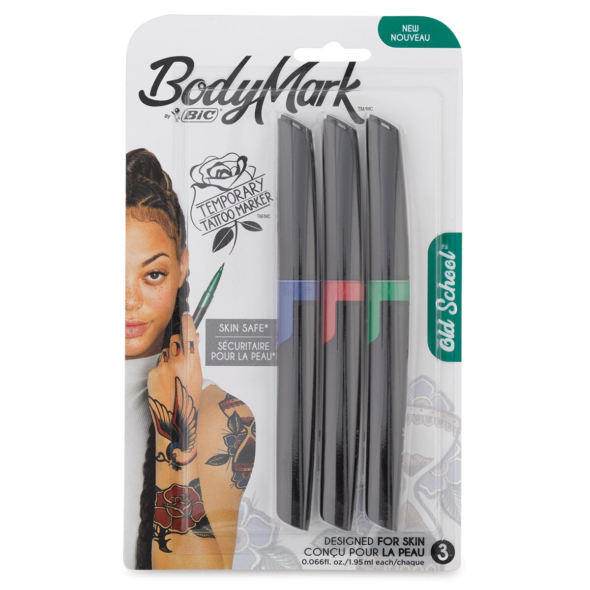 Bic BodyMark Mixed Tip Temporary Tattoo Marker Sets, Body Markers Tattoo