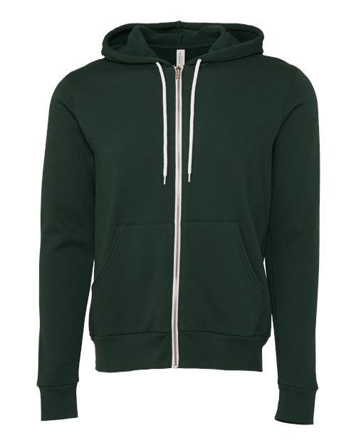 BELLA + CANVAS&#xAE; Unisex Classic Sponge Fleece Full-Zip Hoodie - 3739