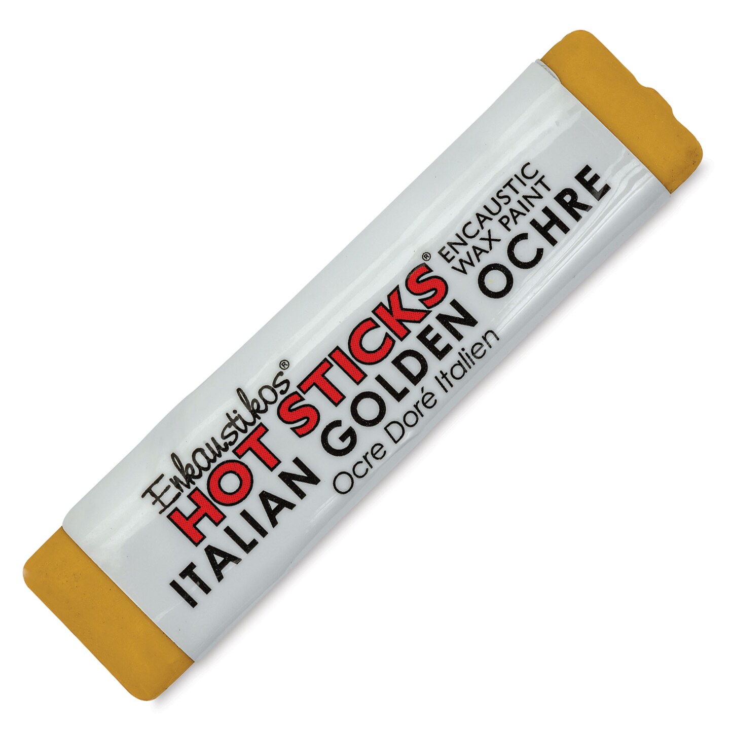 Enkaustikos Hot Sticks Encaustic Wax Paints - Italian Golden Ochre, 13 ml stick