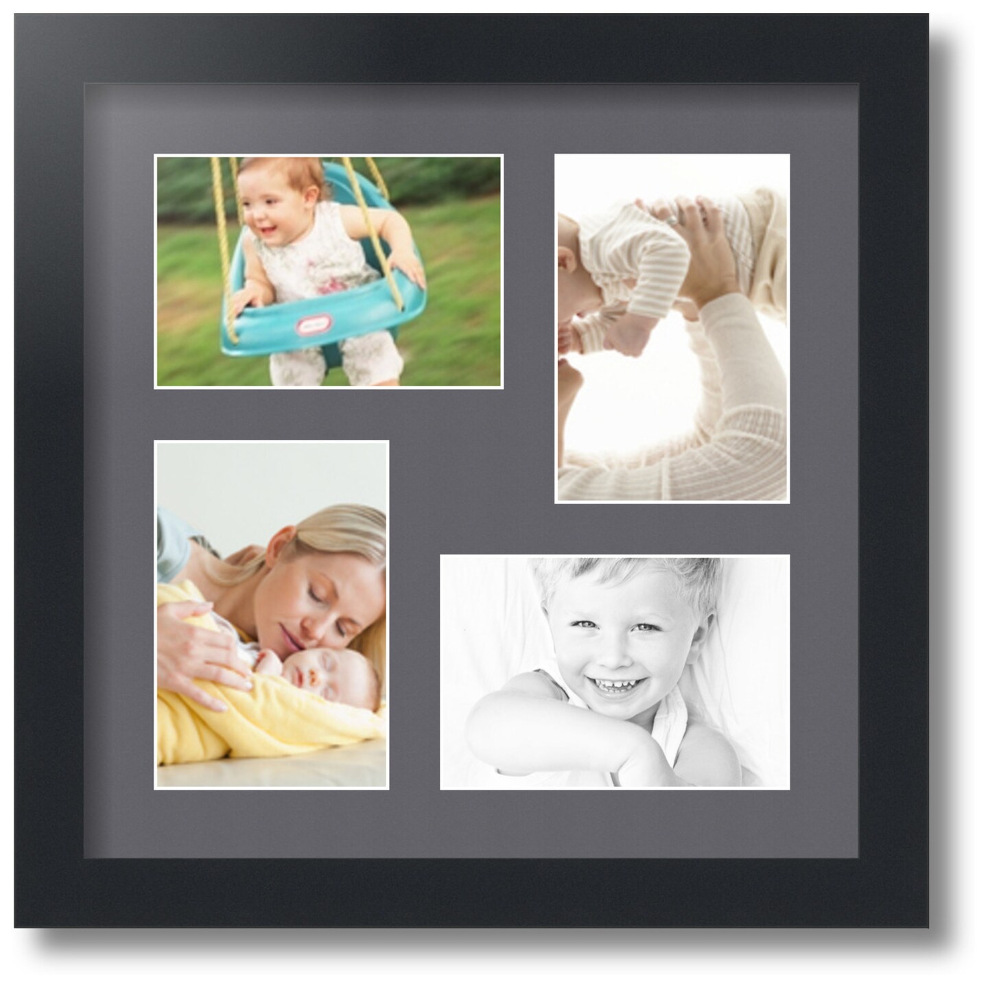 ArtToFrames Collage Mat Picture Photo Frame 4 4x6 Openings in