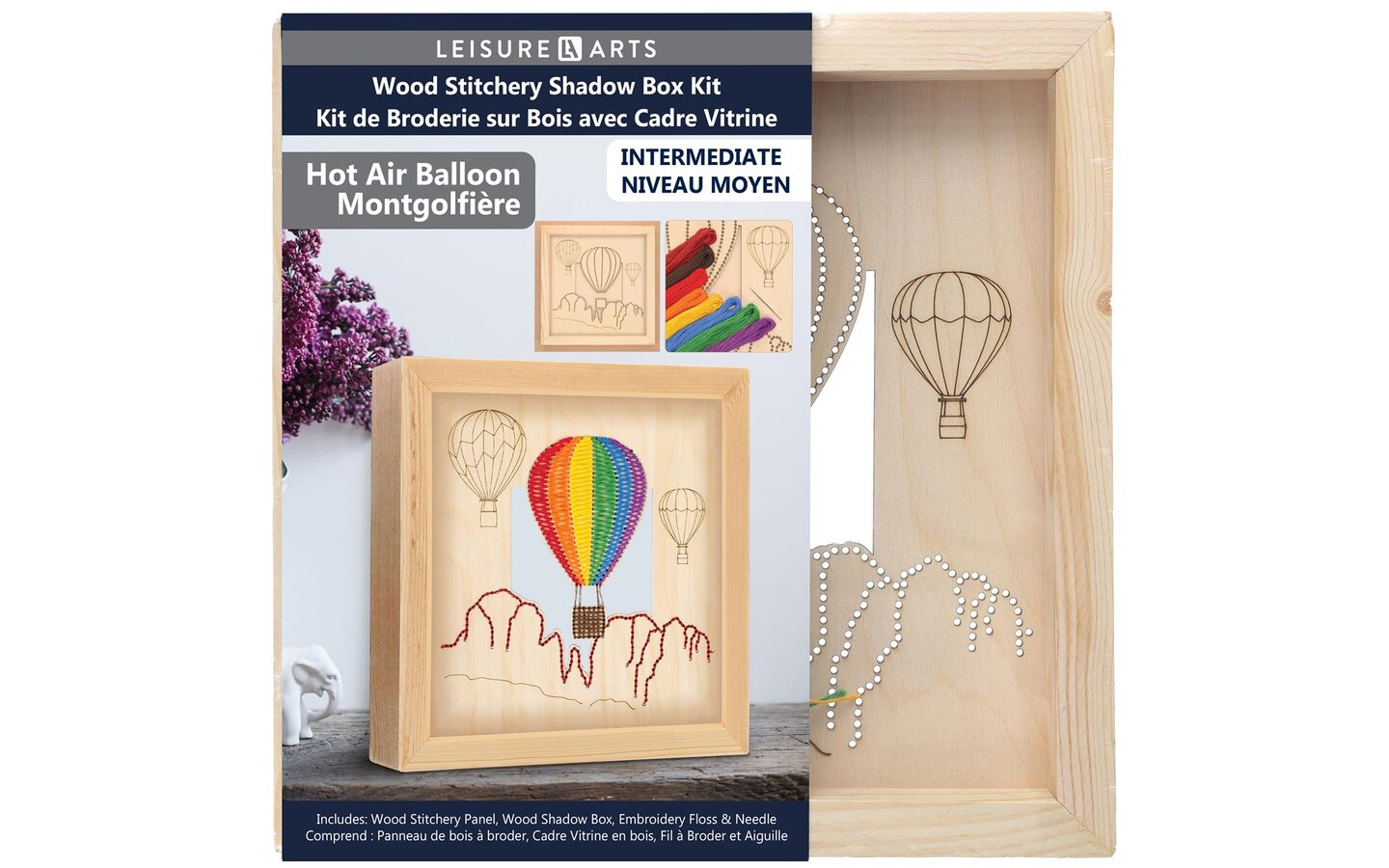  Wood Stitched String Art Kit with Shadow Box Dragonfly - Adult  or Kids Craft - Craft Kits for Teens - String Art kit for Adults - 3D  String Art - 3D