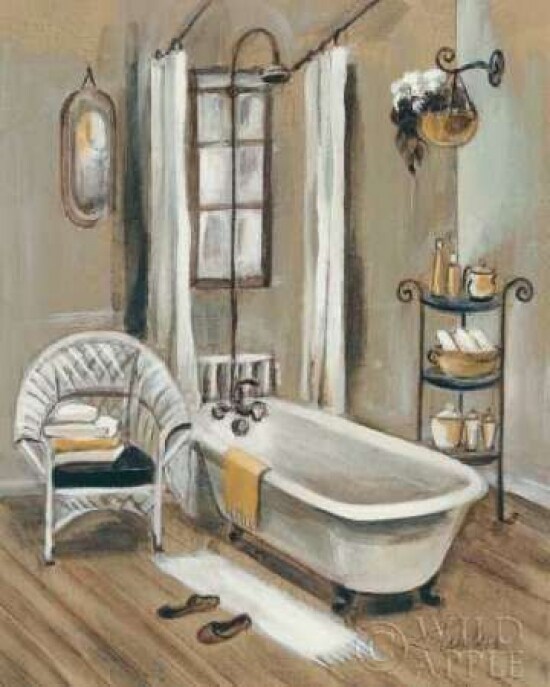 French Bath II Poster Print by Silvia Vassileva - Item # VARPDX9840