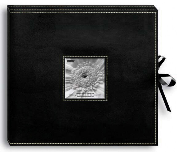 Pioneer 3-Ring Sewn Leatherette Album Box 13&#x22;X14.5&#x22;