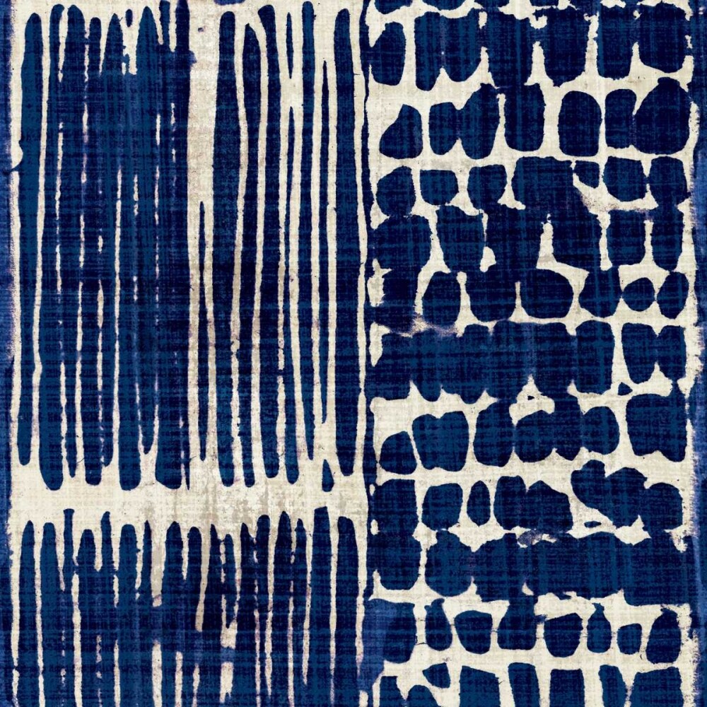 Indigo Batik III Poster Print by Wild Apple Portfolio - Item # VARPDX16450
