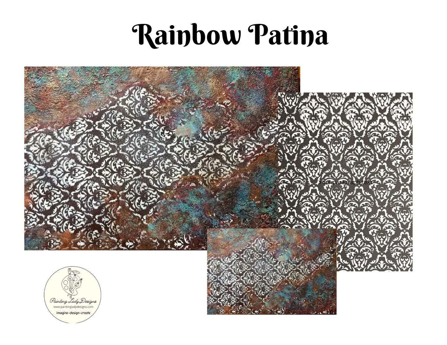 Victorian Wallpaper Decoupage Paper for Crafting and Mixed Media