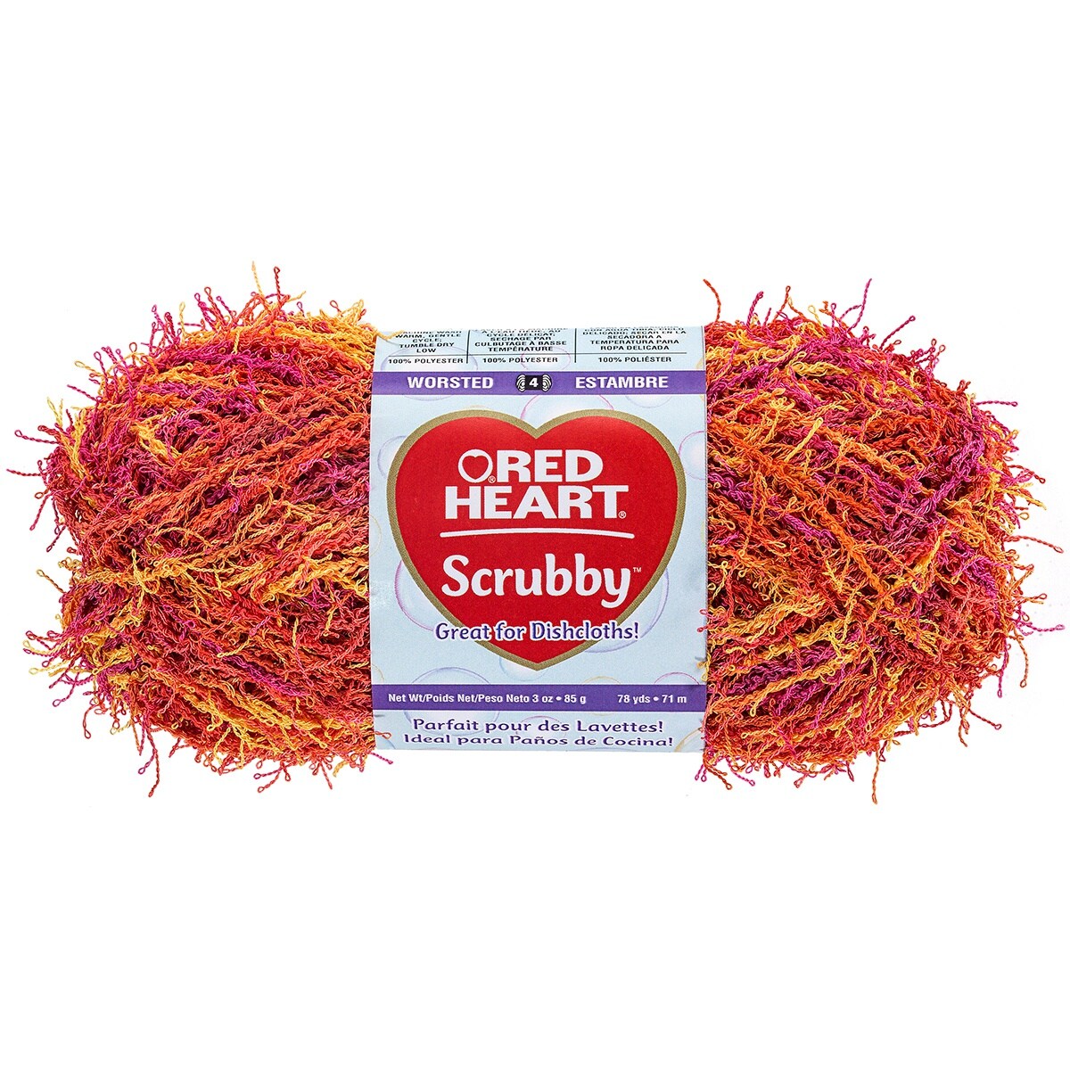 Red Heart Scrubby Yarn