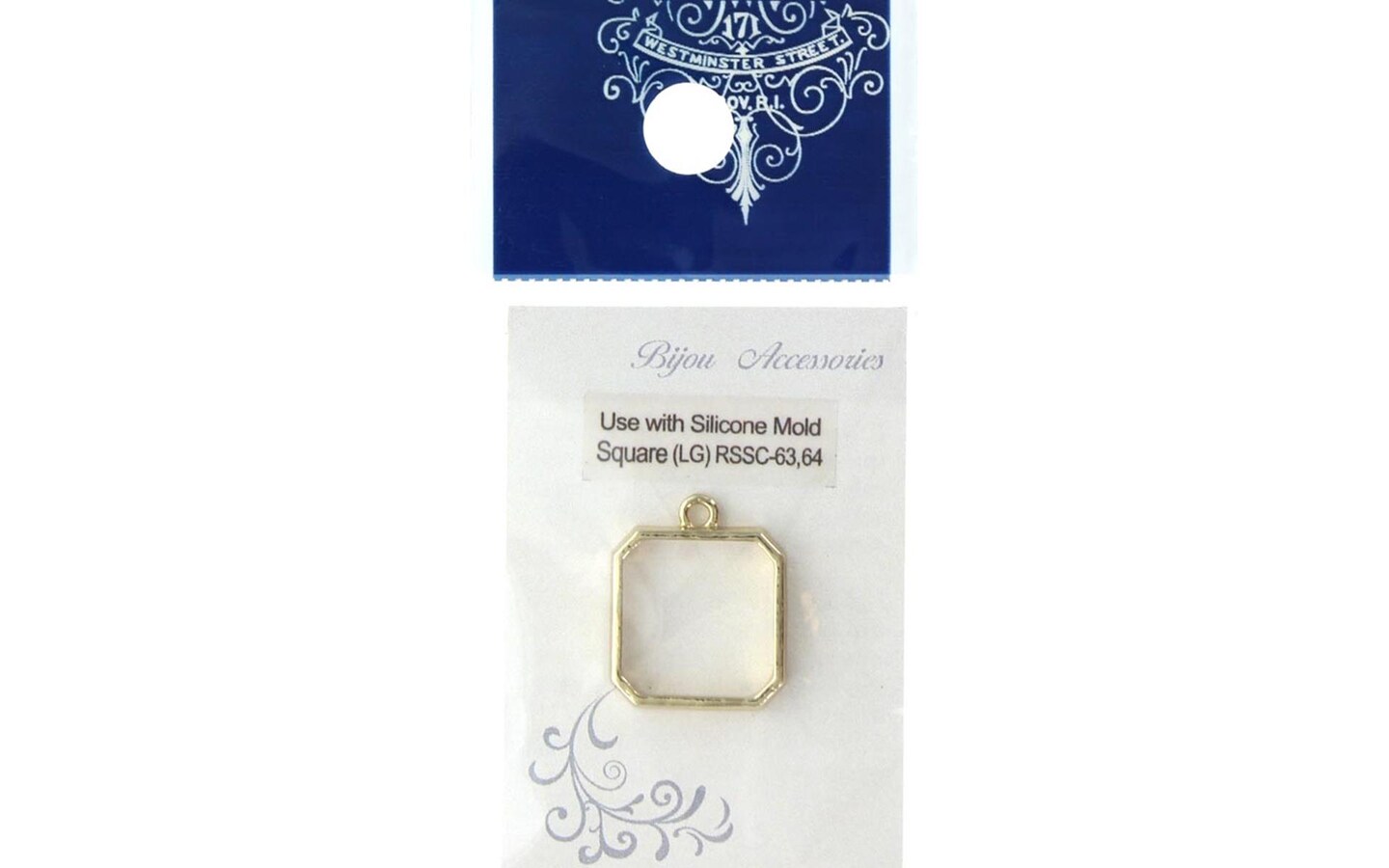 Resinate Charm Frame Square Large Gold Michaels