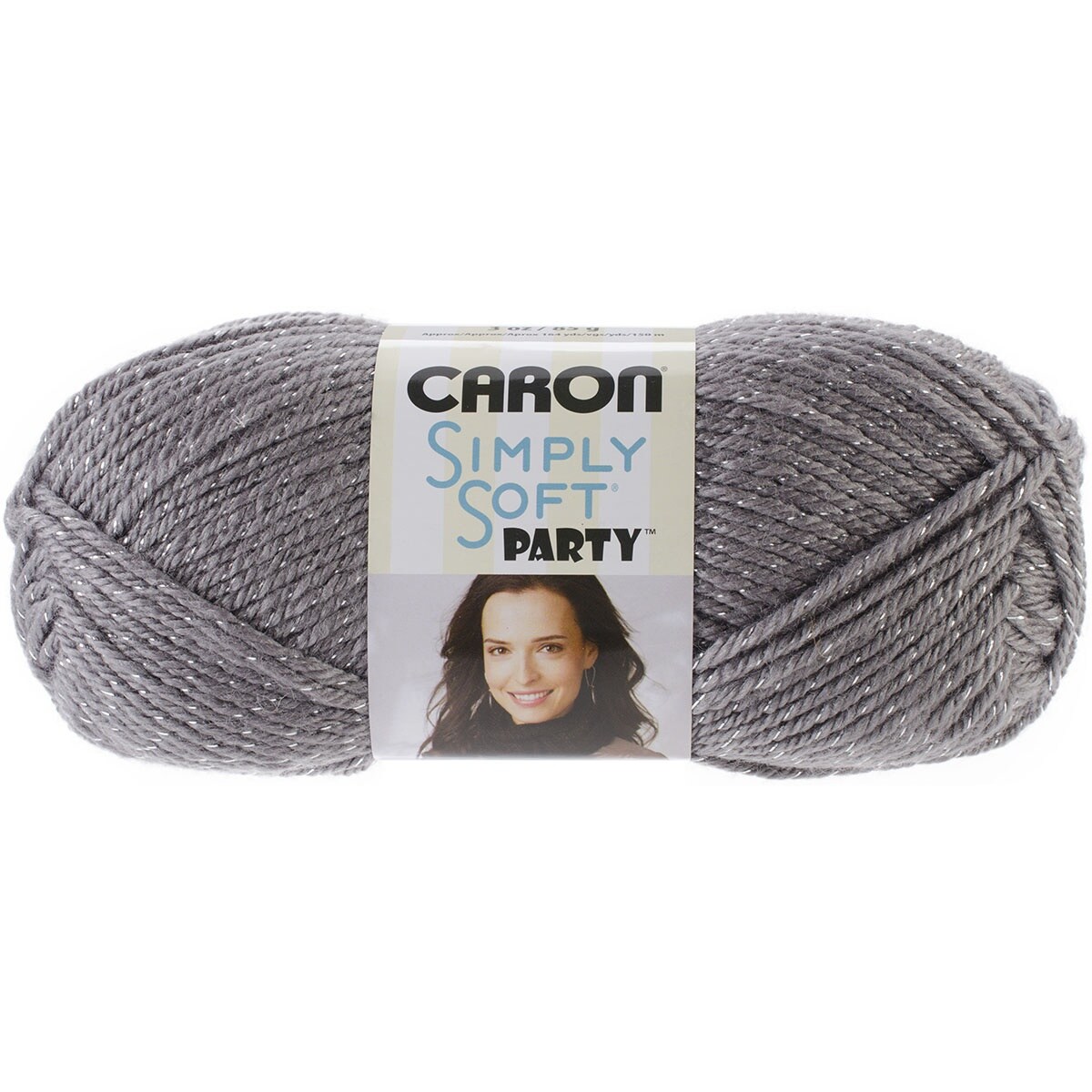 Multipack of 24 - Caron Simply Soft Party Yarn-Platinum Sparkle | Michaels