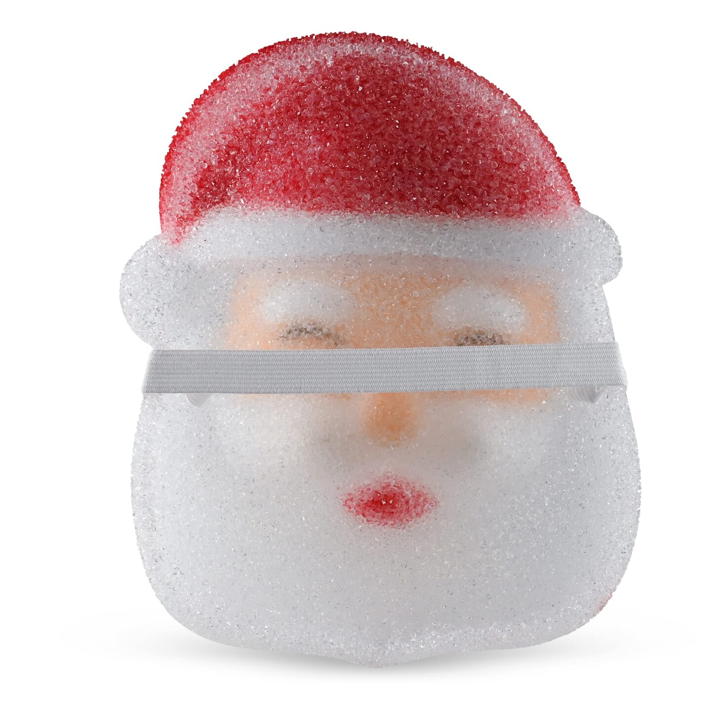 Ornativity Santa Porch Light Cover &#x2013; Santa Claus Head Outdoor Front Porch Lamp Holiday Decoration Covers - Set of 2