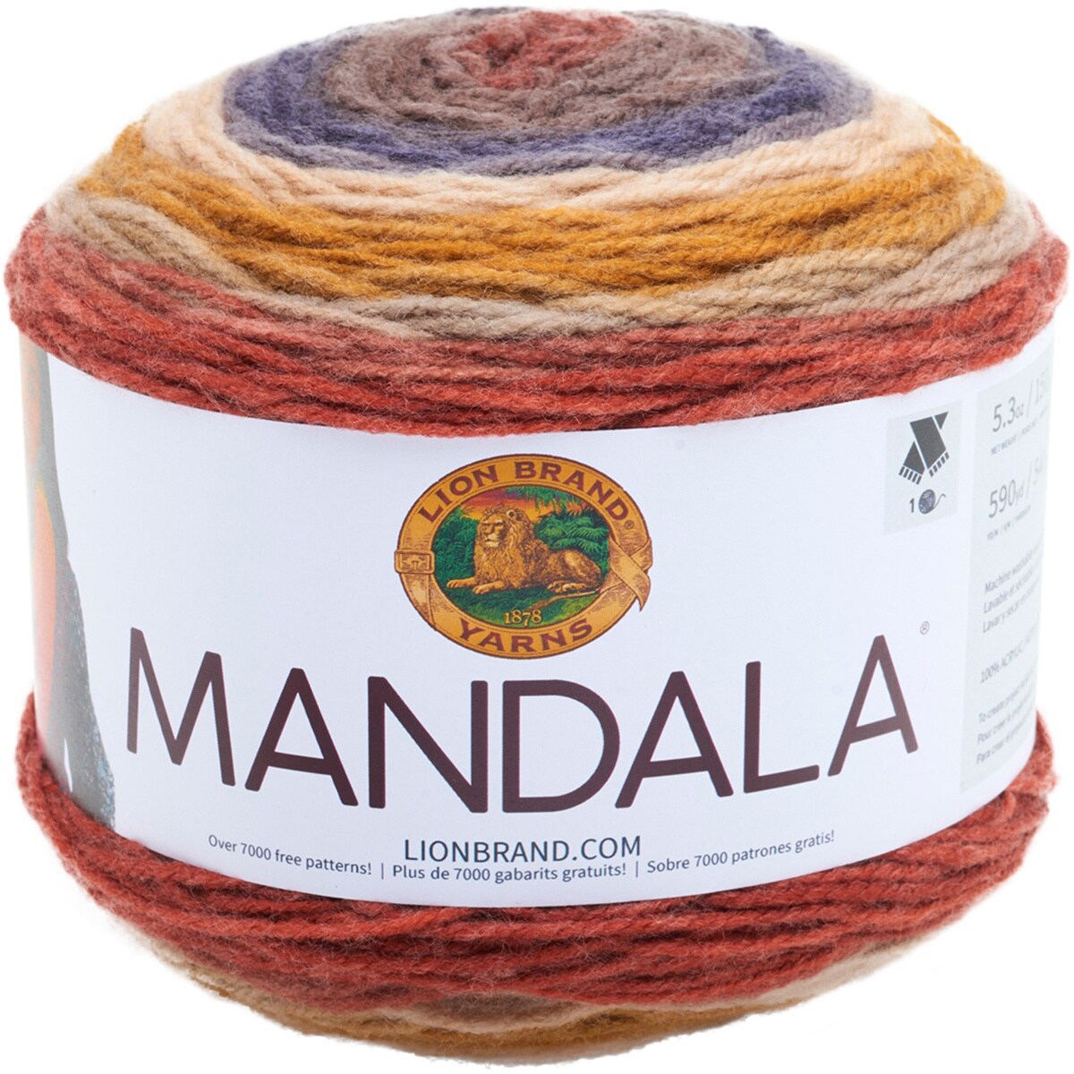 (3 Pack) Lion Brand Mandala Yarn - Centaur | Michaels