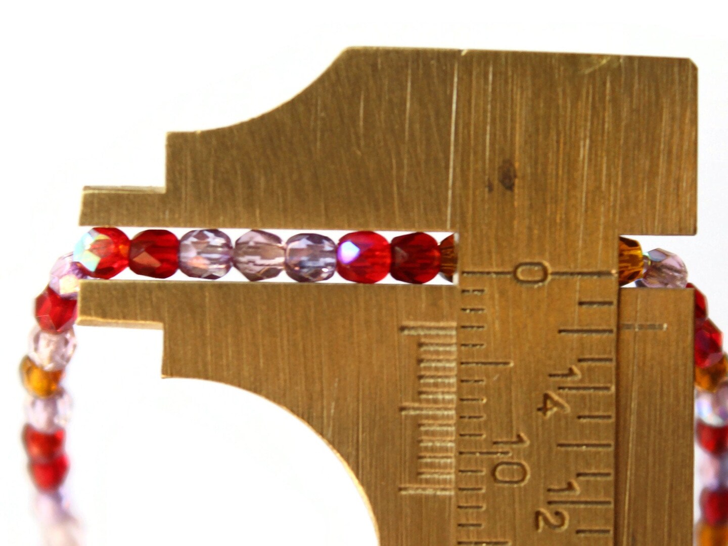 100 3mm Faceted Round Mixed Red and Purple Beads Crystal Beads